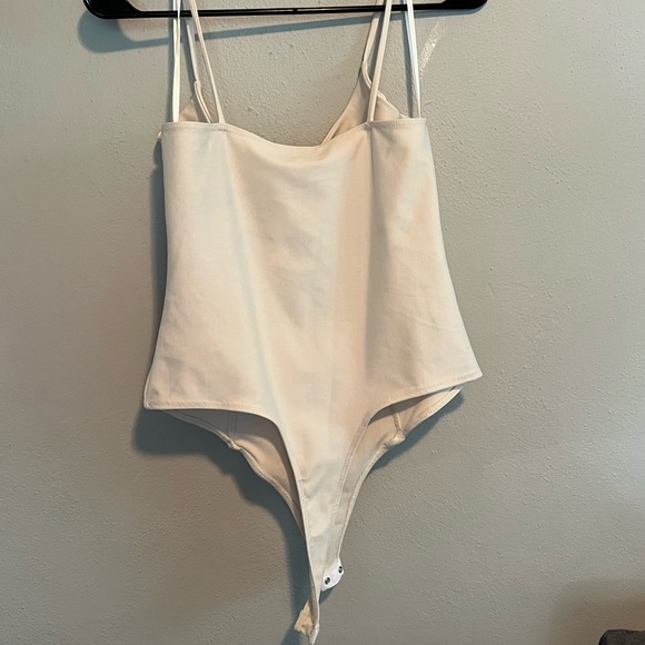 White Corset Style Bodysuit - Picture 2 of 2